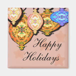 ornament, Happy, Holidays Magnet