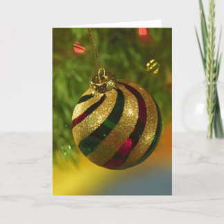 Ornament Holiday Card