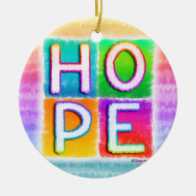 Ornament - Inspiration, HOPE (Front)