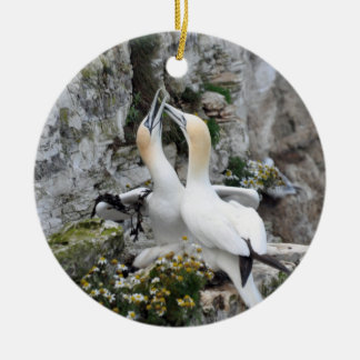 Ornament: Loving Gannets Ceramic Tree Decoration