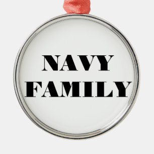 Ornament Navy Family
