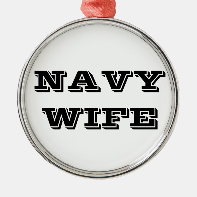 Ornament Navy Wife (Front)