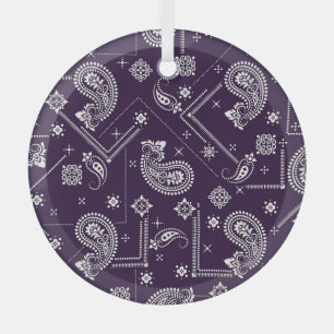 Ornament Paisley Bandanna Print Pattern