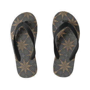 Ornament Pattern 3 Kid's Jandals