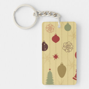 Ornament pattern key ring