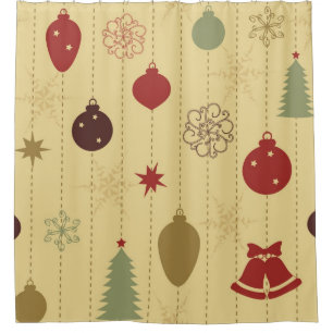 Ornament pattern shower curtain