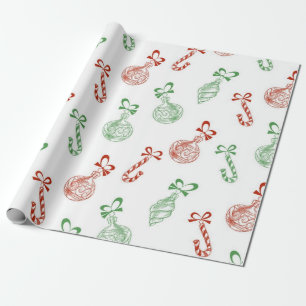 Ornament pattern wrapping paper