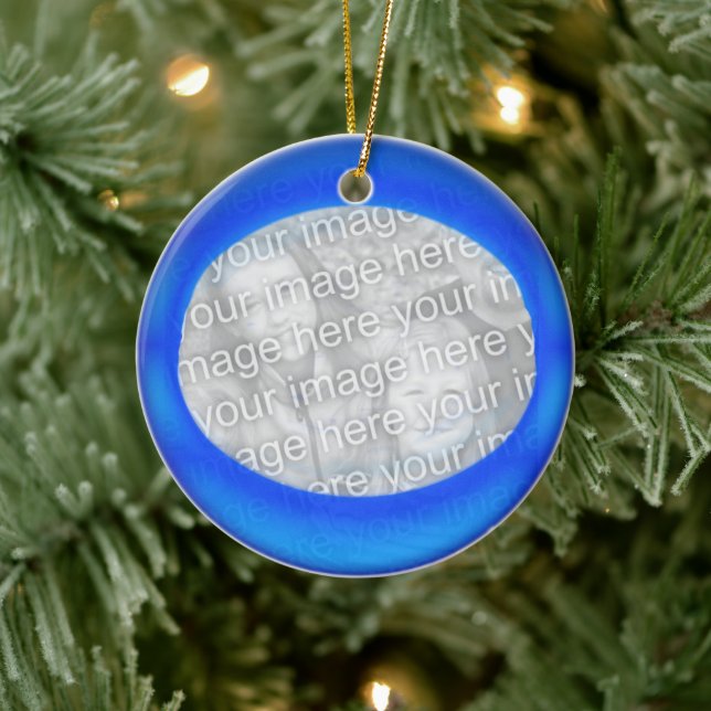 Ornament - Personalise Blue ball (Tree)