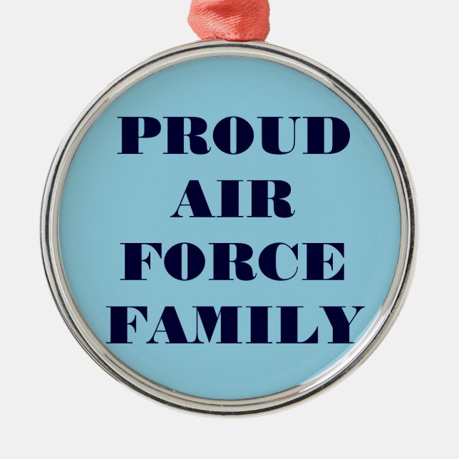 Ornament Proud Air Force Family (Front)