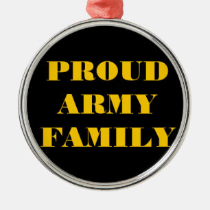 Ornament Proud Army Family