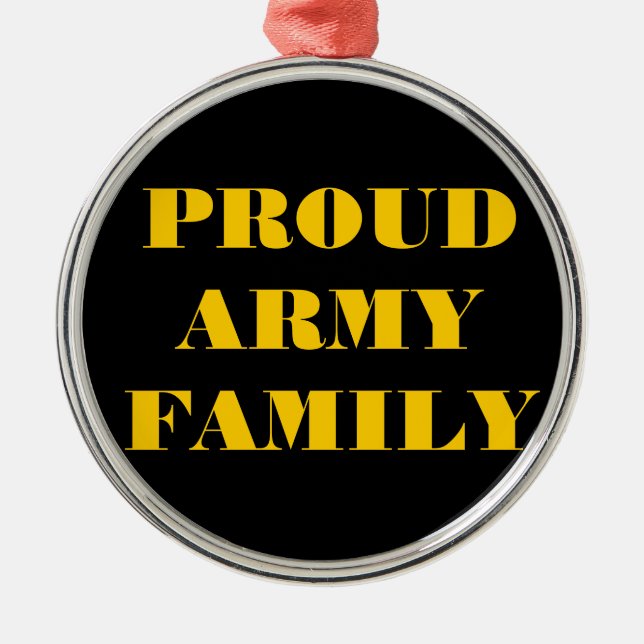 Ornament Proud Army Family (Front)
