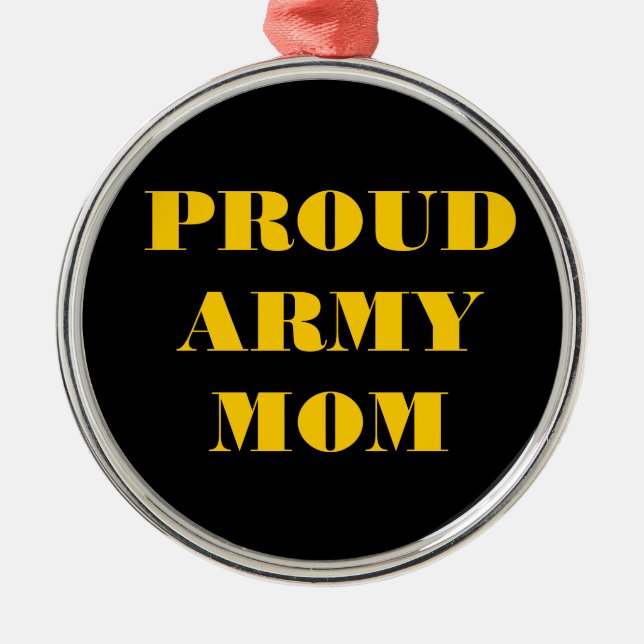 Ornament Proud Army Mum (Front)