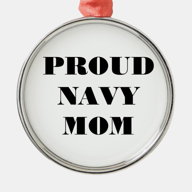 Ornament Proud Navy Mum (Front)