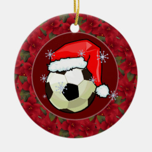 Ornament - Santa Soccerball
