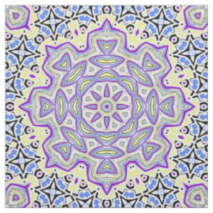 Ornament snowflake fabric