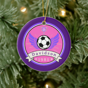 Ornament - Soccer - Personalised - Add Name