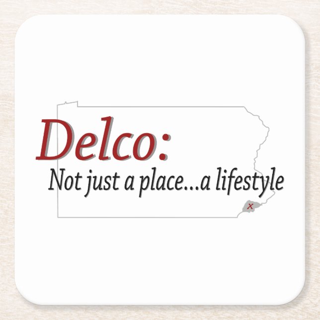 Ornament Square Paper Coaster (Front)