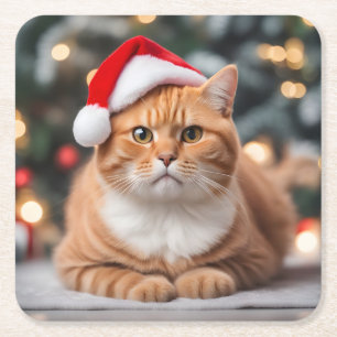 Ornament Square Paper Coaster