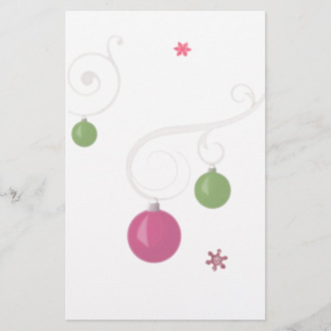 Ornament Stationary Stationery (Front)