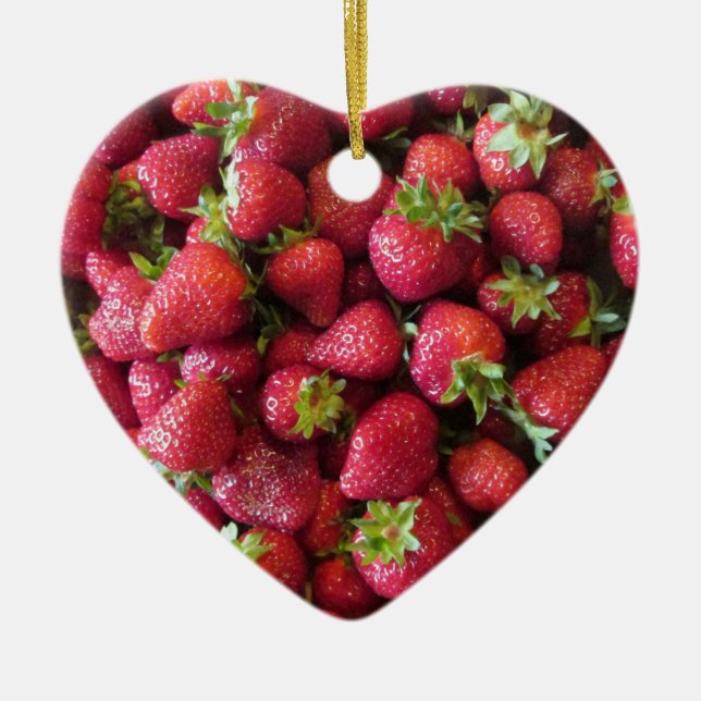 Ornament - Summer Strawberries (Front)