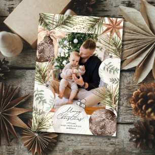 Ornament Surround Photo Holiday Card