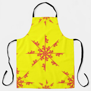 Ornament Swirl Pattern vintage illustrationabstrac Apron