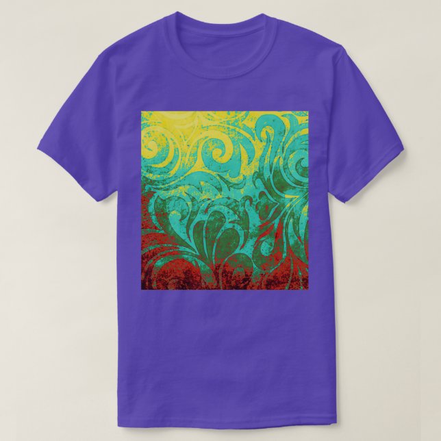 Ornament Vintage Art Nouveau Style T-Shirt (Design Front)