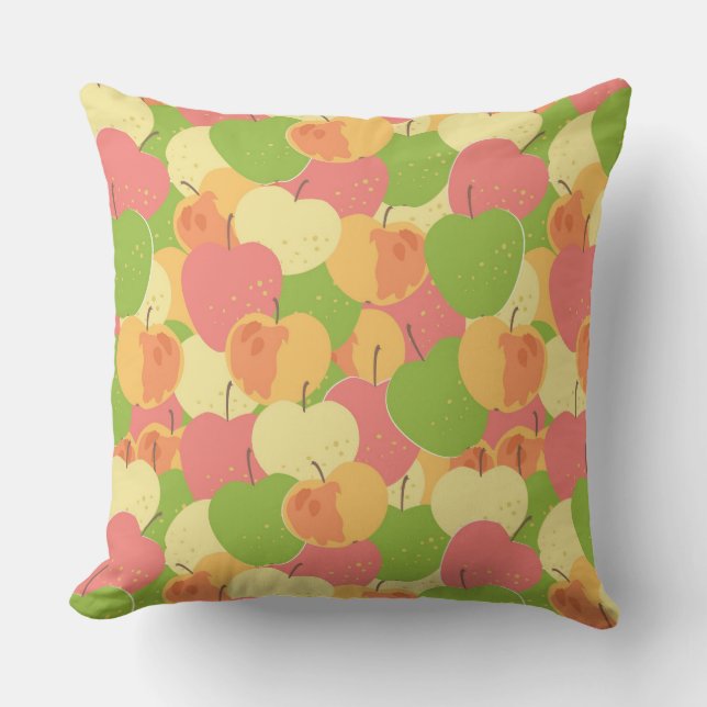Ornament With Apples Cushion (Front)