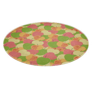 Ornament With Apples Cutting Board