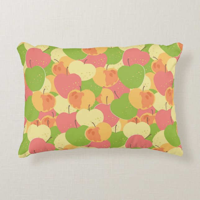 Ornament With Apples Decorative Cushion (Front)