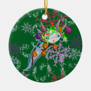 Ornament with axolotl