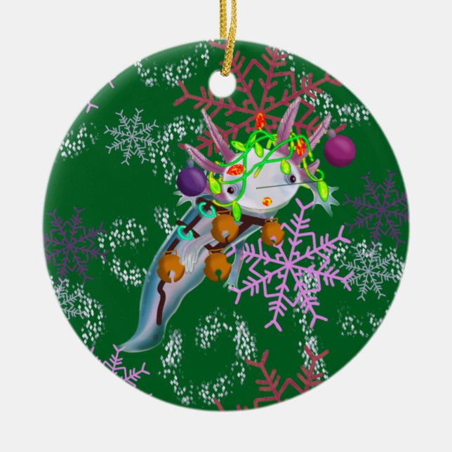 Ornament with axolotl (Front)