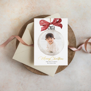 Ornament with Bow Christmas