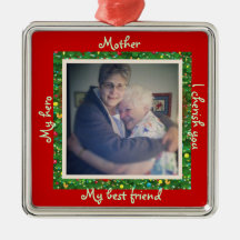 Ornament with family, Mother Christmas Ornament