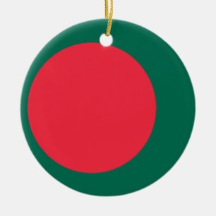 Ornament with flag of Bangladesh