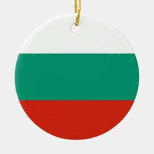 Ornament with flag of Bulgaria