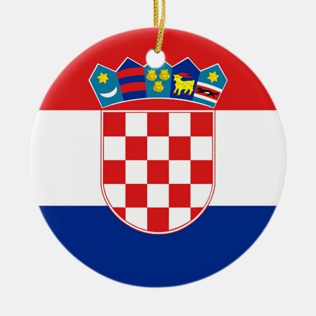 Ornament with flag of Croatia (Front)