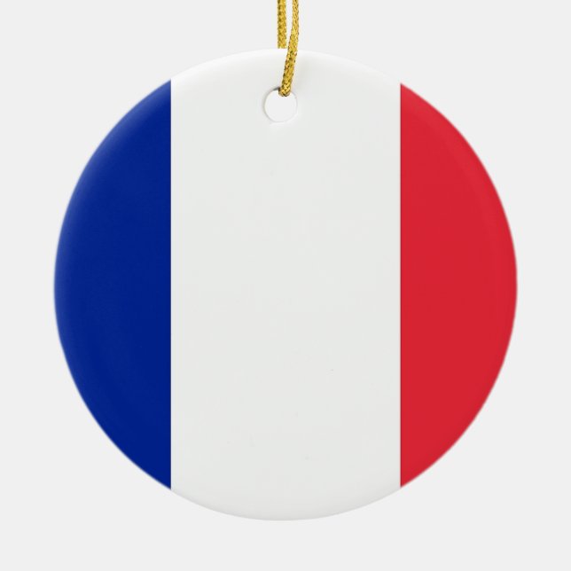 Ornament with flag of France (Front)