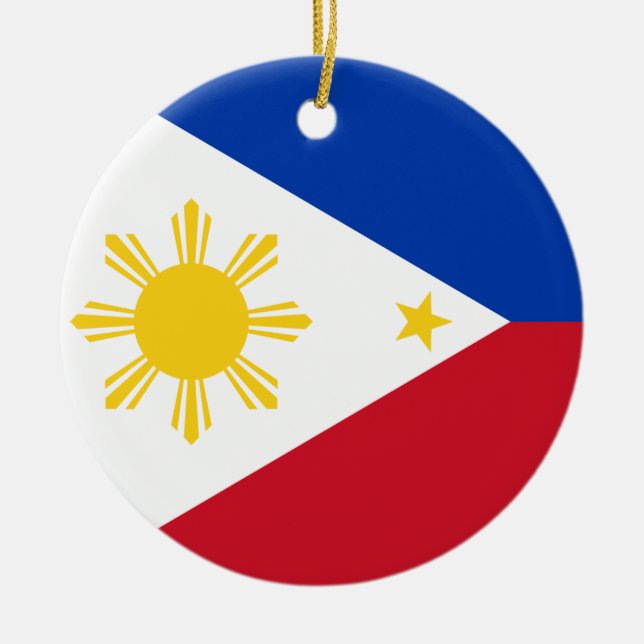 Ornament with flag of Philippines (Front)