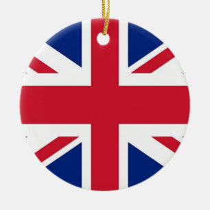 Ornament with flag of United Kingdom