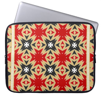Ornament With Geometric Colourful Pattern,  Silk N Laptop Sleeve