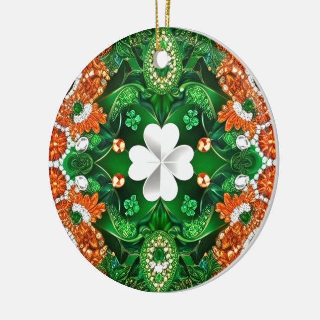 Ornament with Ireland Colours Design (Left)