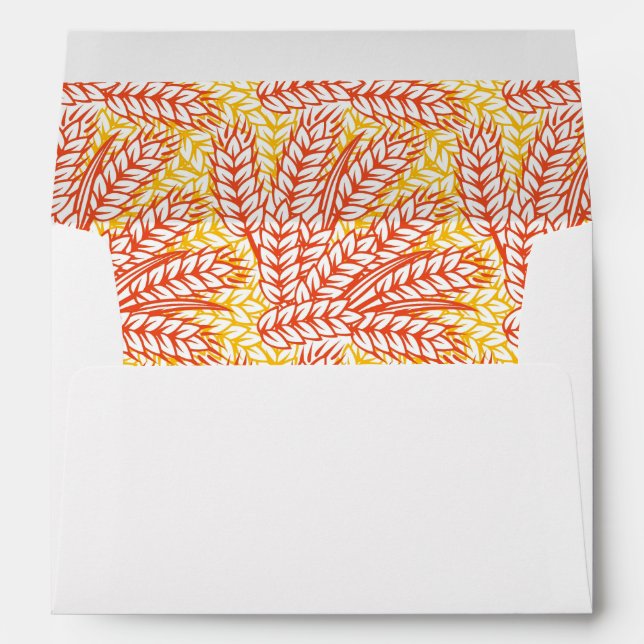 Ornament with wheat ears envelope (Back (Bottom))