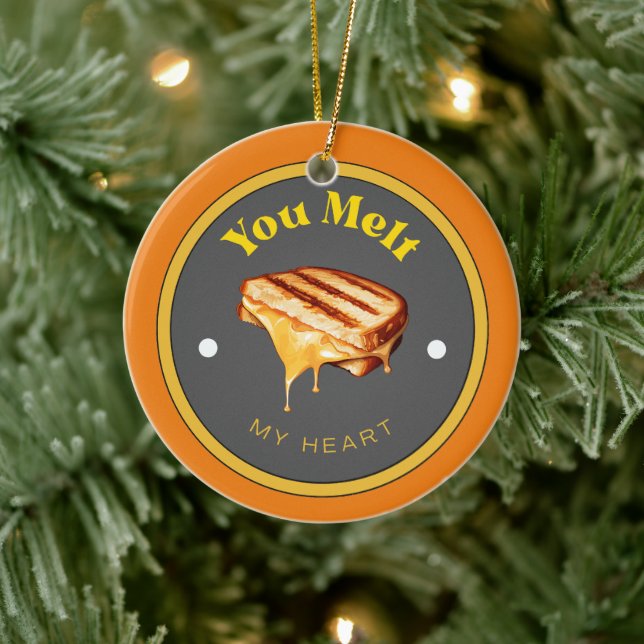 Ornament - You Melt My Heart - Grilled Cheese (Tree)