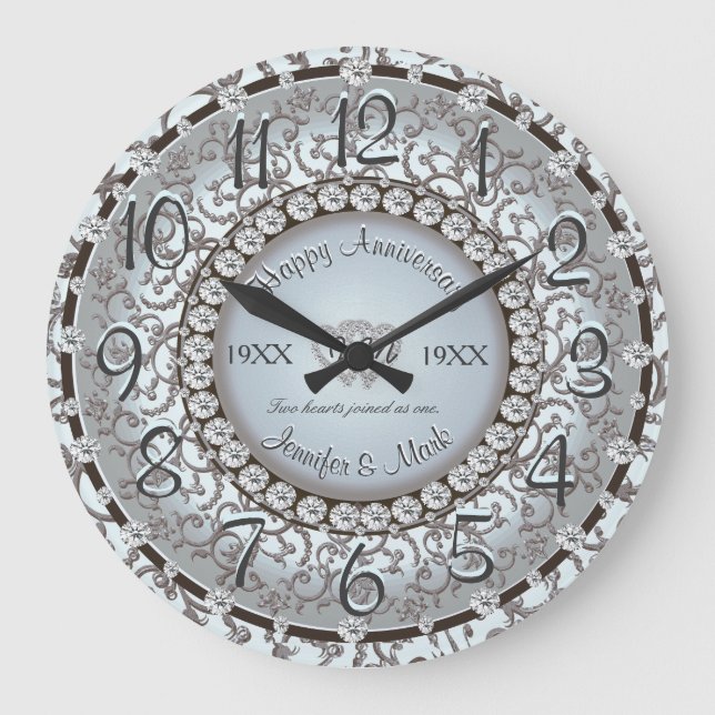 Ornamental Anniversary Clock (Front)