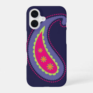 Ornamental Boho Floral Motif iPhone 16 Case