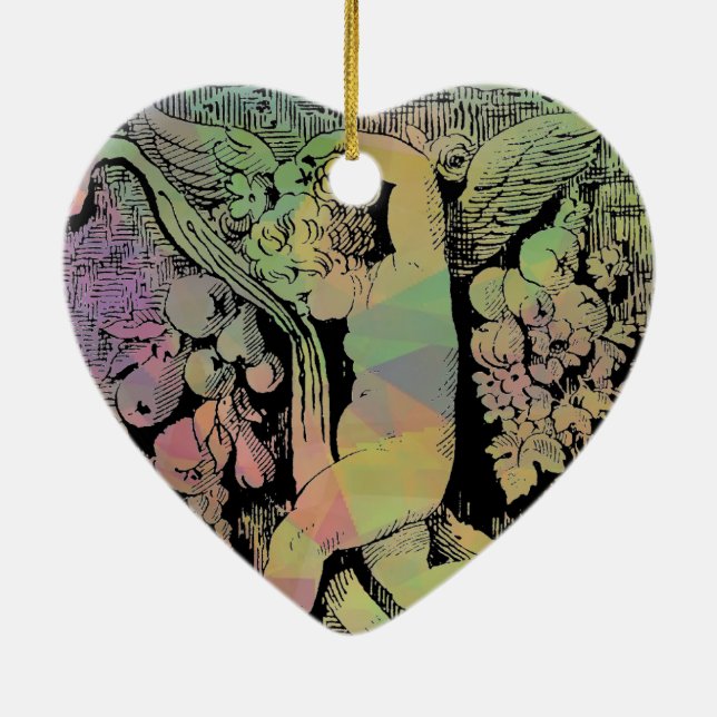 Ornamental Cherub Ceramic Tree Decoration (Back)