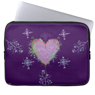 ornamental christmas laptop sleeve