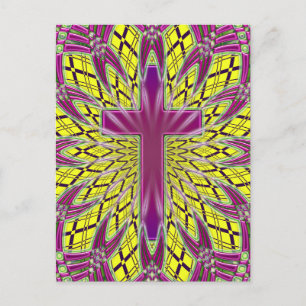 ORNAMENTAL CROSS POSTCARD