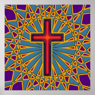 ORNAMENTAL CROSS POSTER